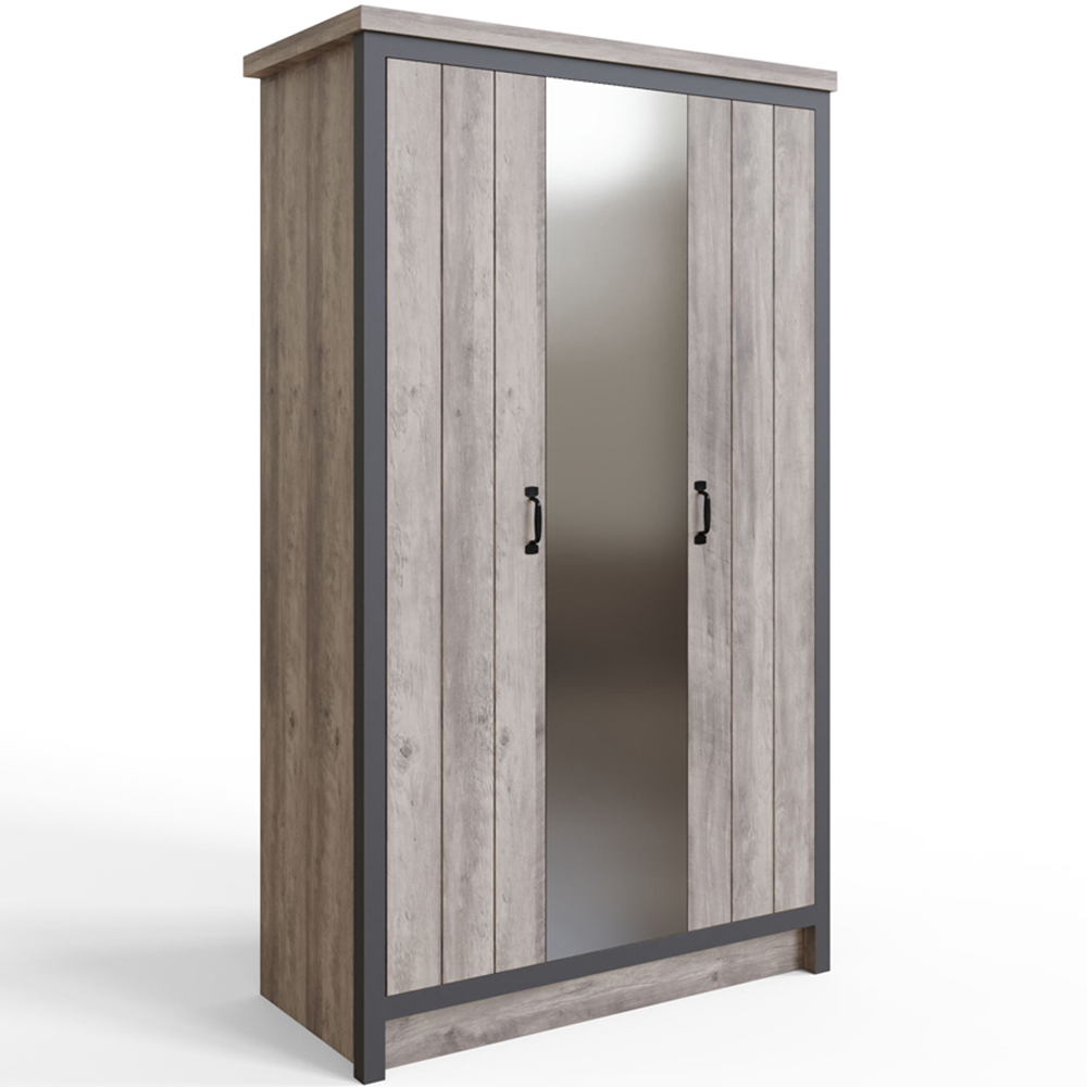 GFW Boston Grey 4 Piece Bedroom Furniture Set Image 5