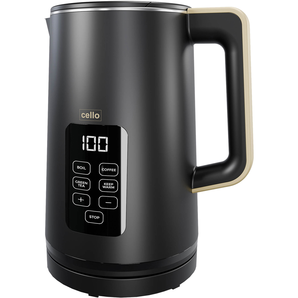 Cello CELLO-KE185-BK Black Digital Kettle with Touch Panel Image 3