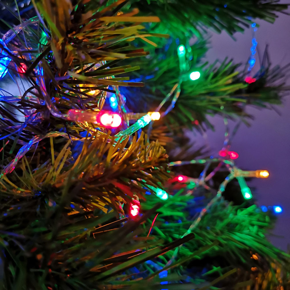 Premier TimeLights 50 Multicolour LED Multi-Function Christmas String Light 5m Image 5