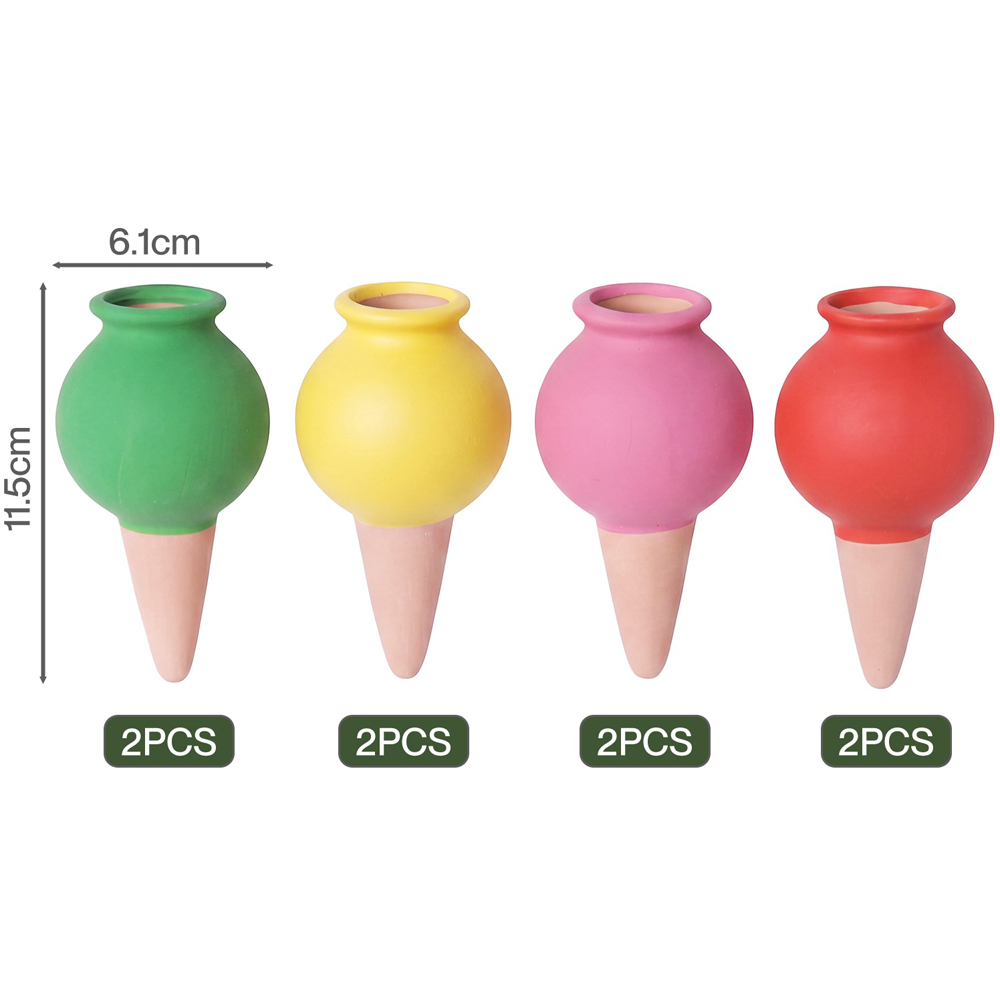TOQUE Terracotta Self-Watering Plant Spike 8 Pack Image 9