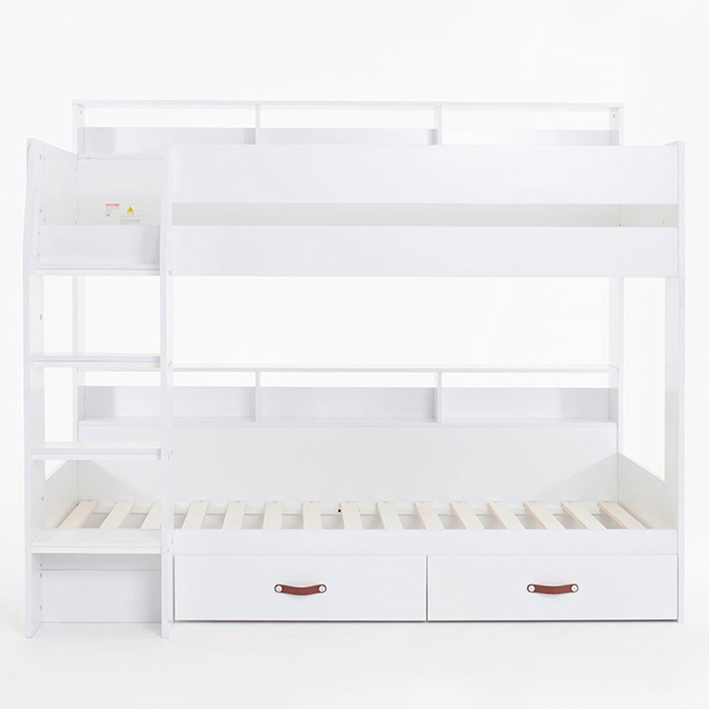 Flair Aviary Single Kids Bunk Bed with Storage Drawers and Shelves Image 3