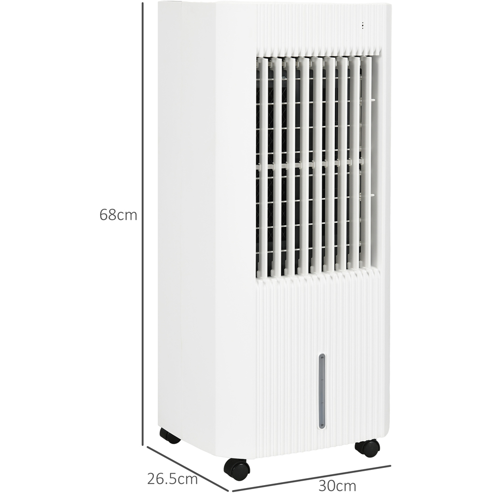 HOMCOM White Portable Air Cooler with Humidifier Image 9