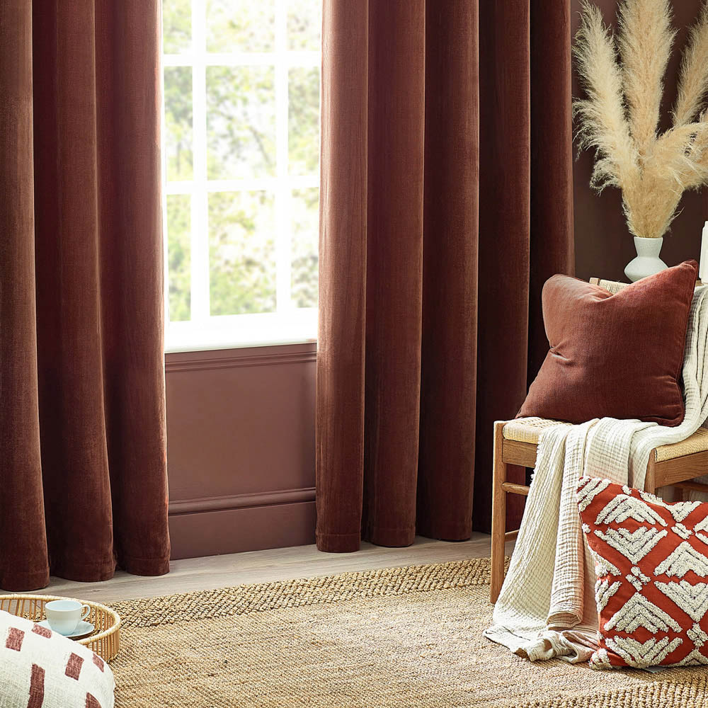 Yard Nutmeg Heavy Chenille Reversible Cushion Image 4