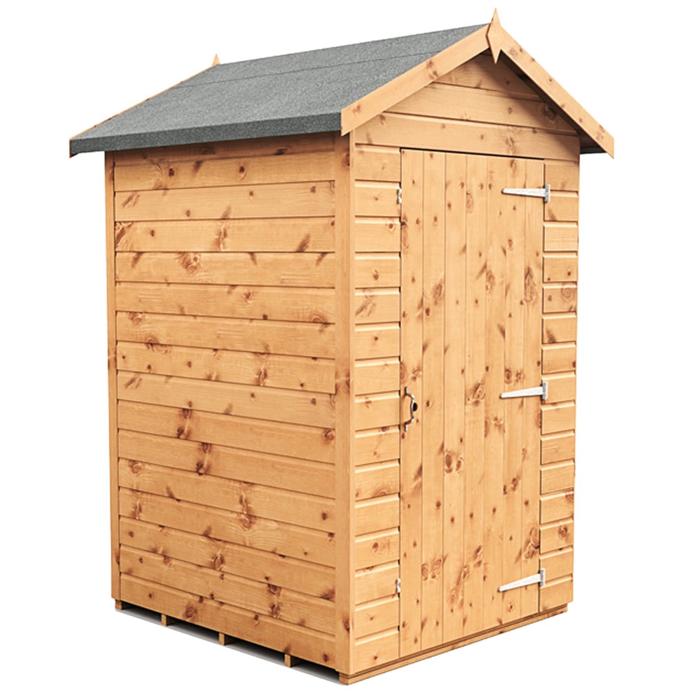 Empire Sheds 4 x 4ft Tongue and Groove Wooden Apex Garden Shed Image 1