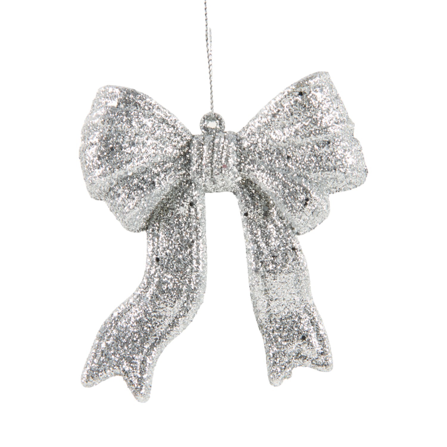 Set of 2 Glitter Bow Tree Decorations Image 9