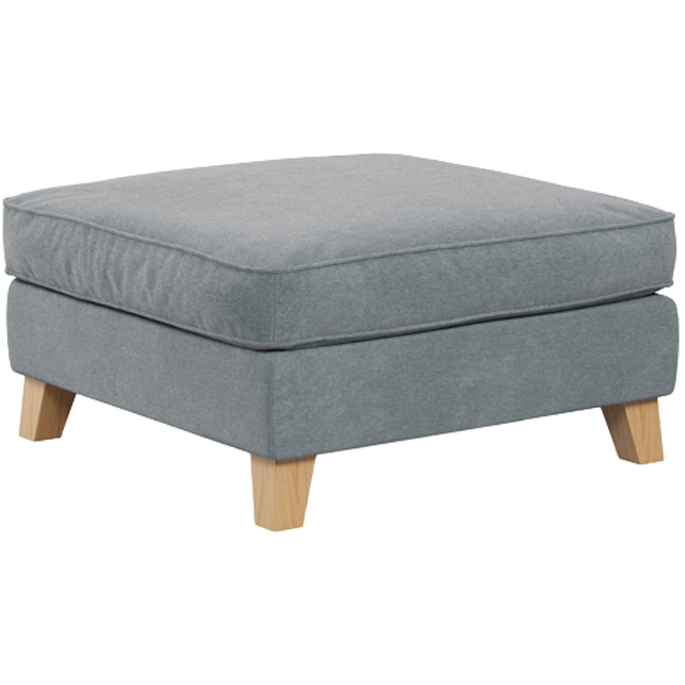 Marlon City Denim Footstool Image 2