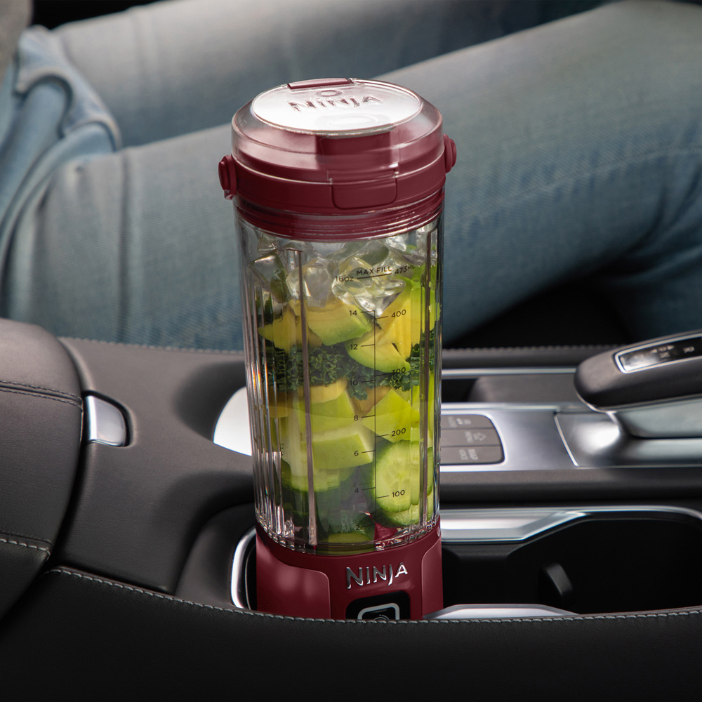 Ninja Blast BC151UKCR Cranberry 530ml Cordless Portable Blender Image 2
