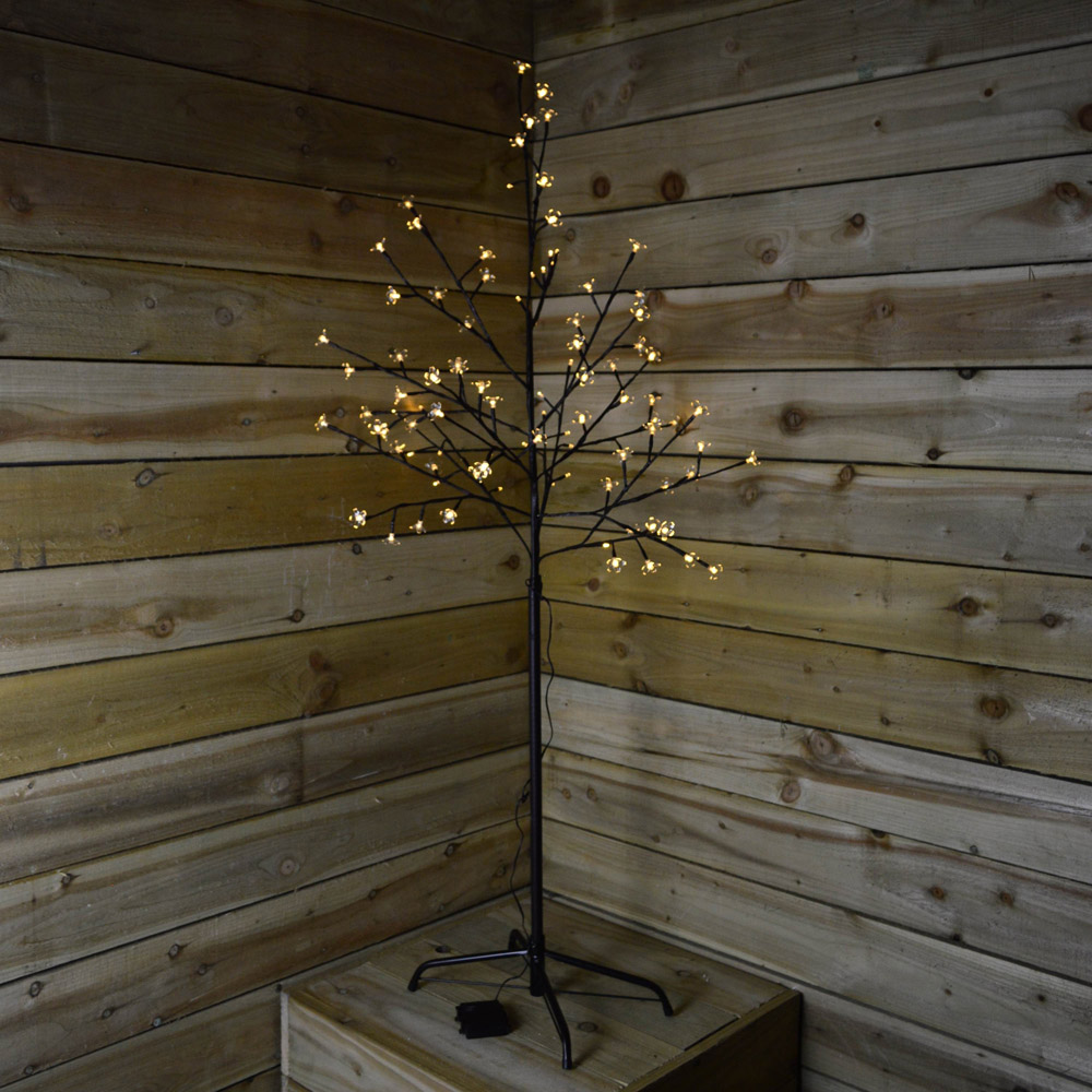 Premier 96 Cool White LED Cherry Blossom Tree 4.9ft Image 6