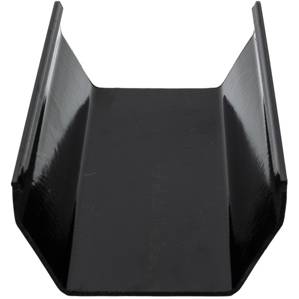 FloPlast Square Gutter Black 114mm x 2m Image 2