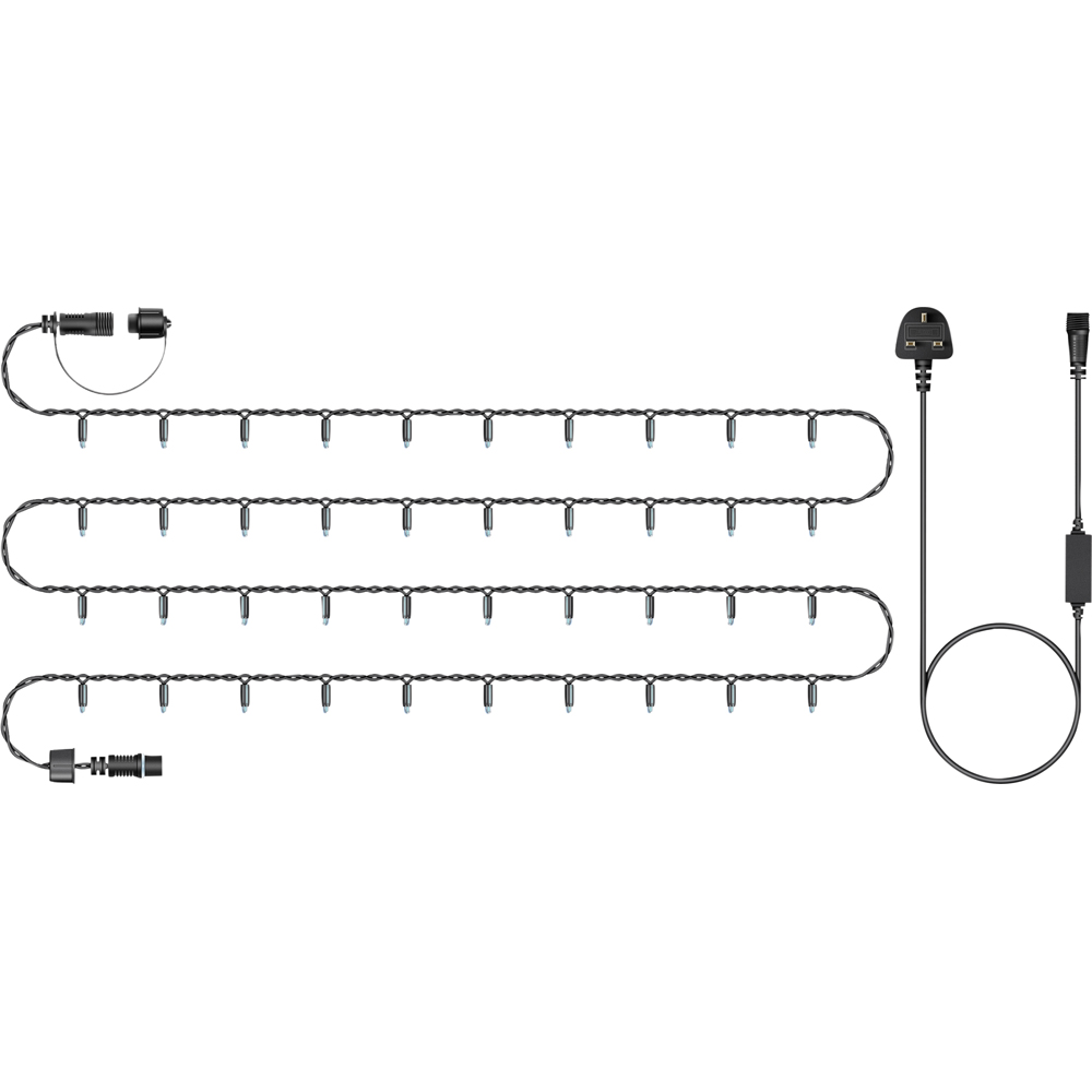 Eagle Connect Warm White LED Black String Light 45m Image 2