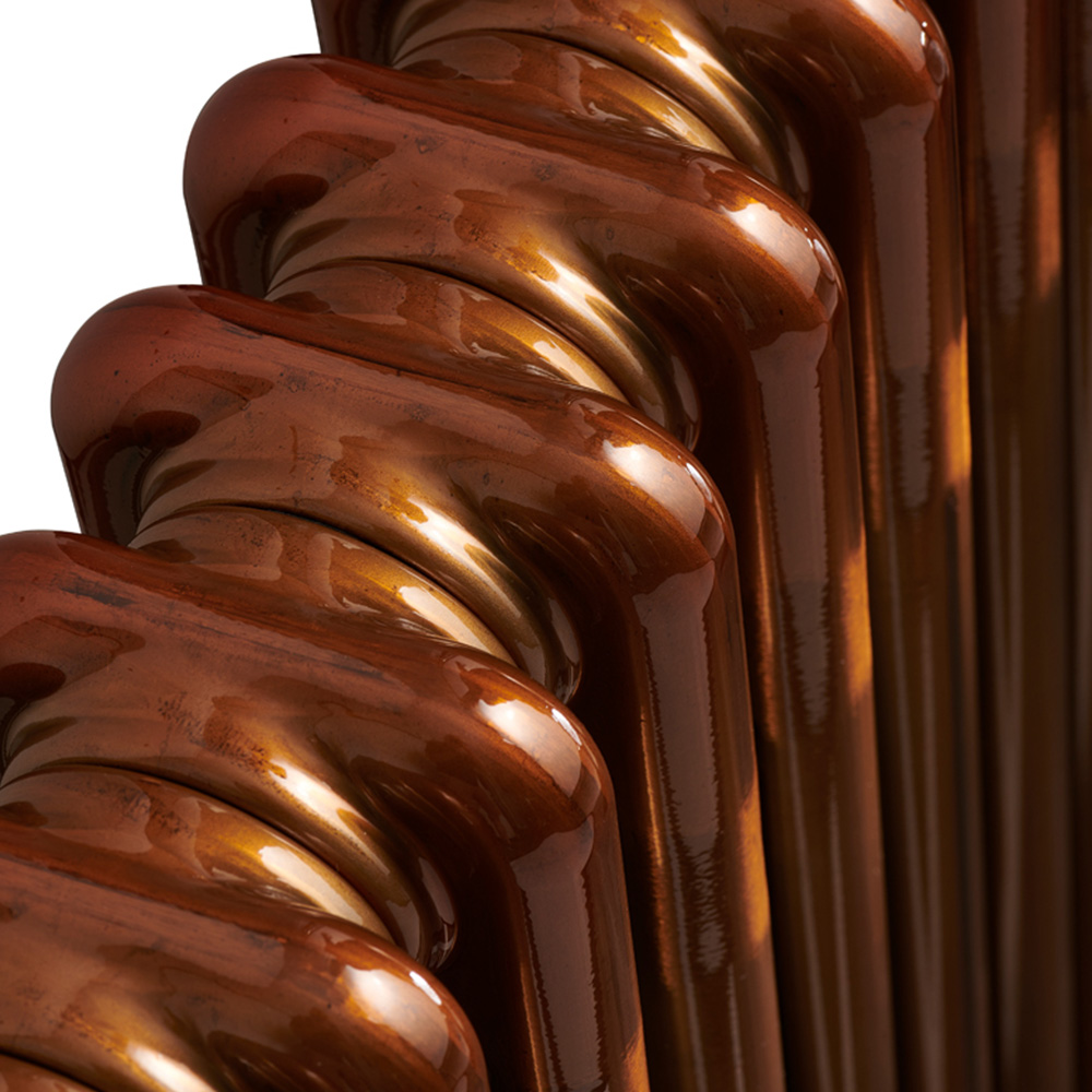 Terma Colorado Wi-Fi Copper Lacquer 3 Column Deep Electric Radiator 1000W 600 x 834mm Image 5