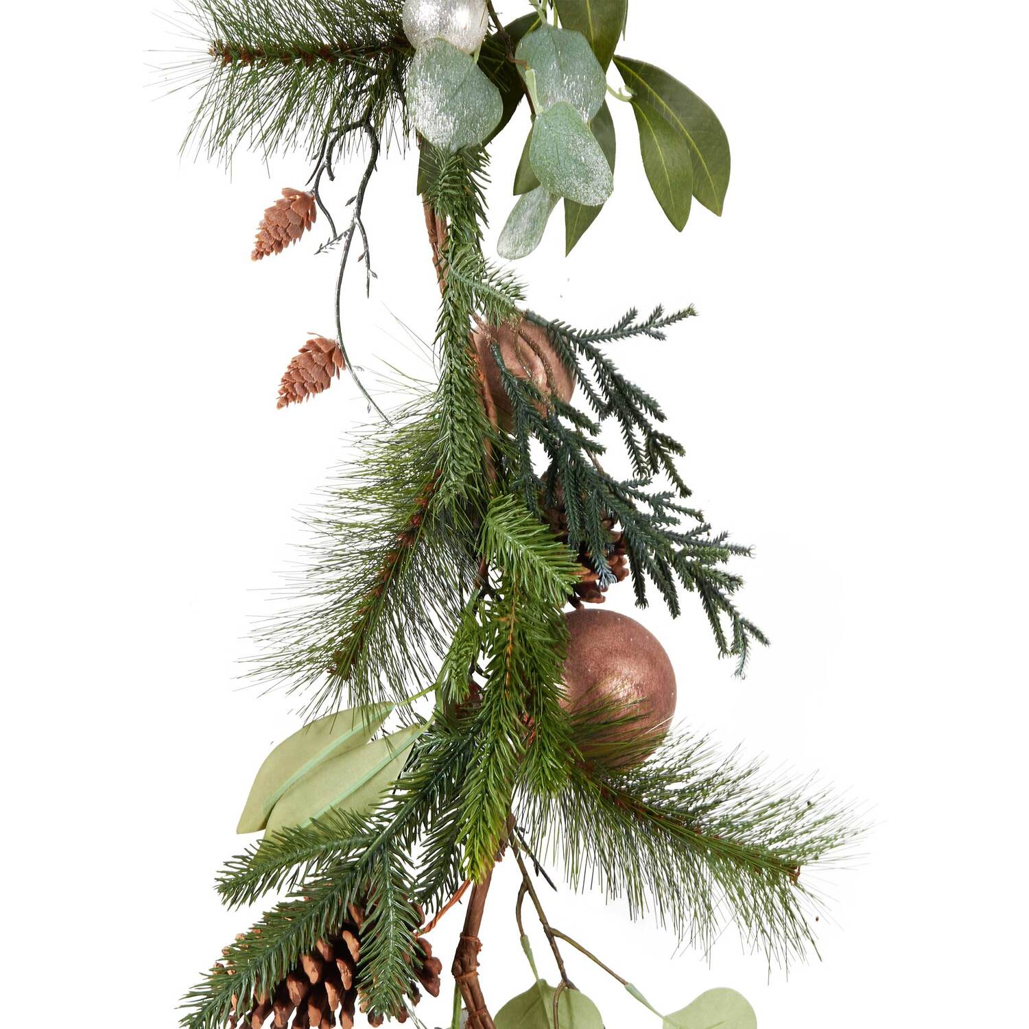 Natural Bauble Garland - Green Image 3