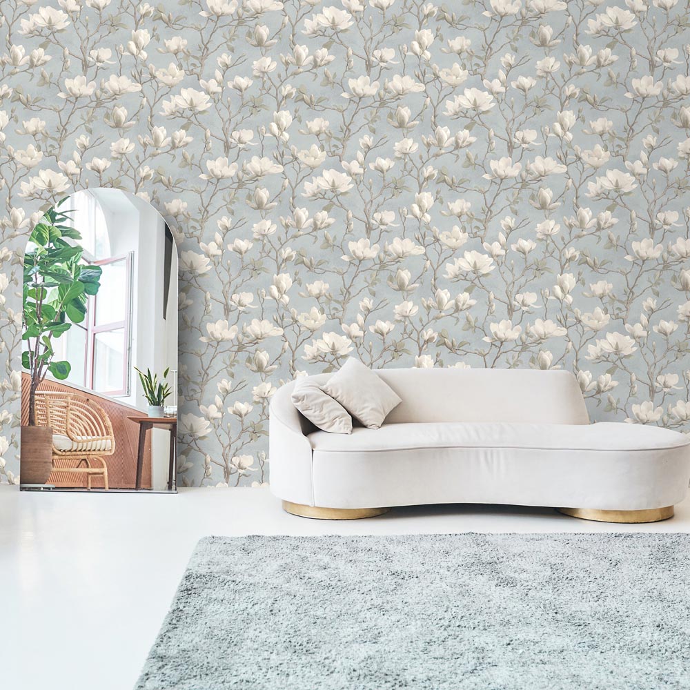 Holden Decor Petalina Blue Wallpaper Image 3