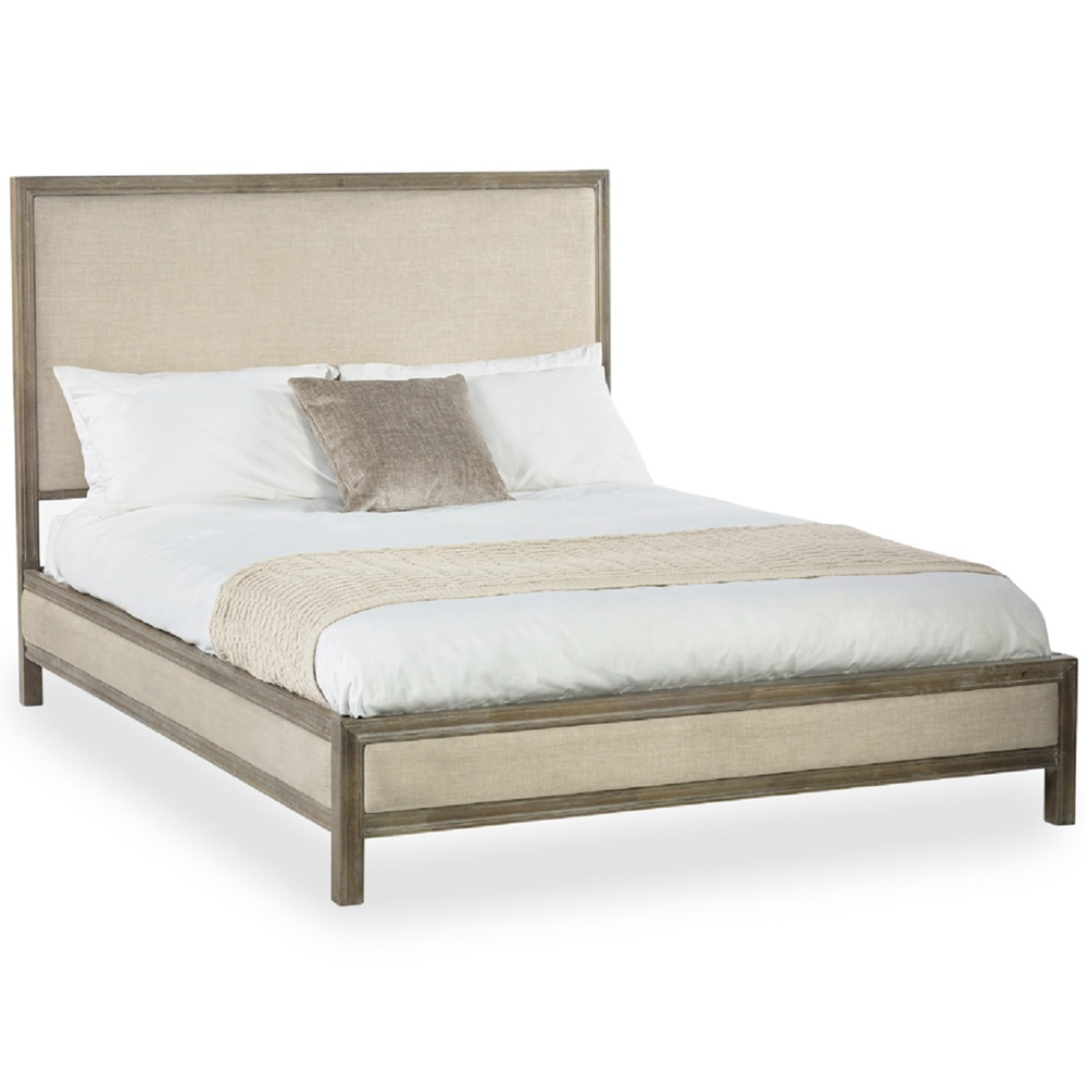 Julian Bowen Lucie King Size Cream Upholstered Bed Frame Image 2