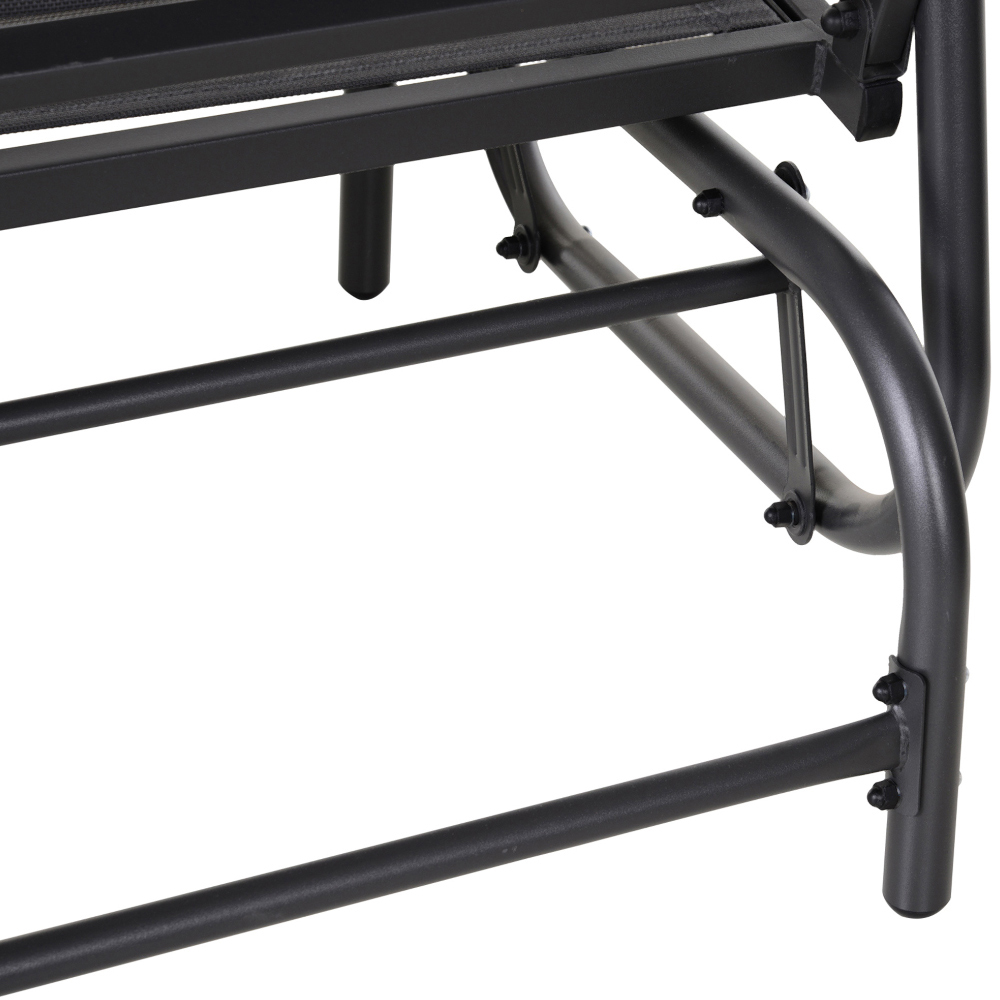 Outsunny Double Rocking Chair Grey Image 3