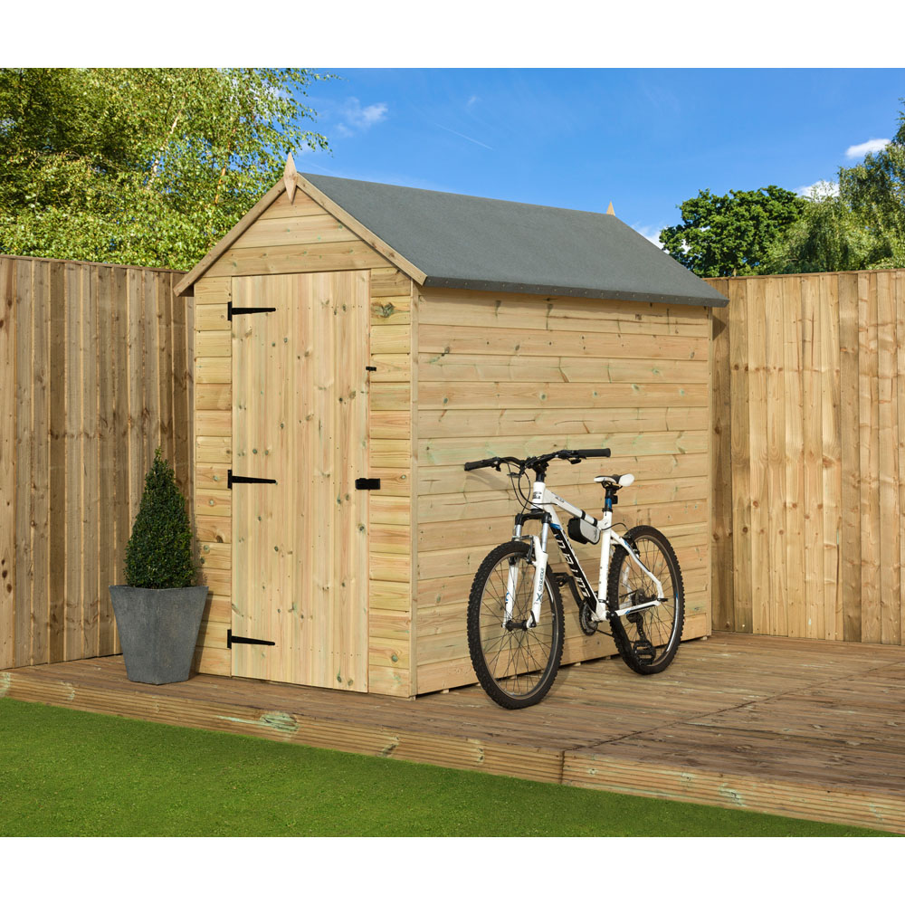 Empire Sheds 8000 4 x 8ft Tongue and Groove Apex Garden Shed Image 3