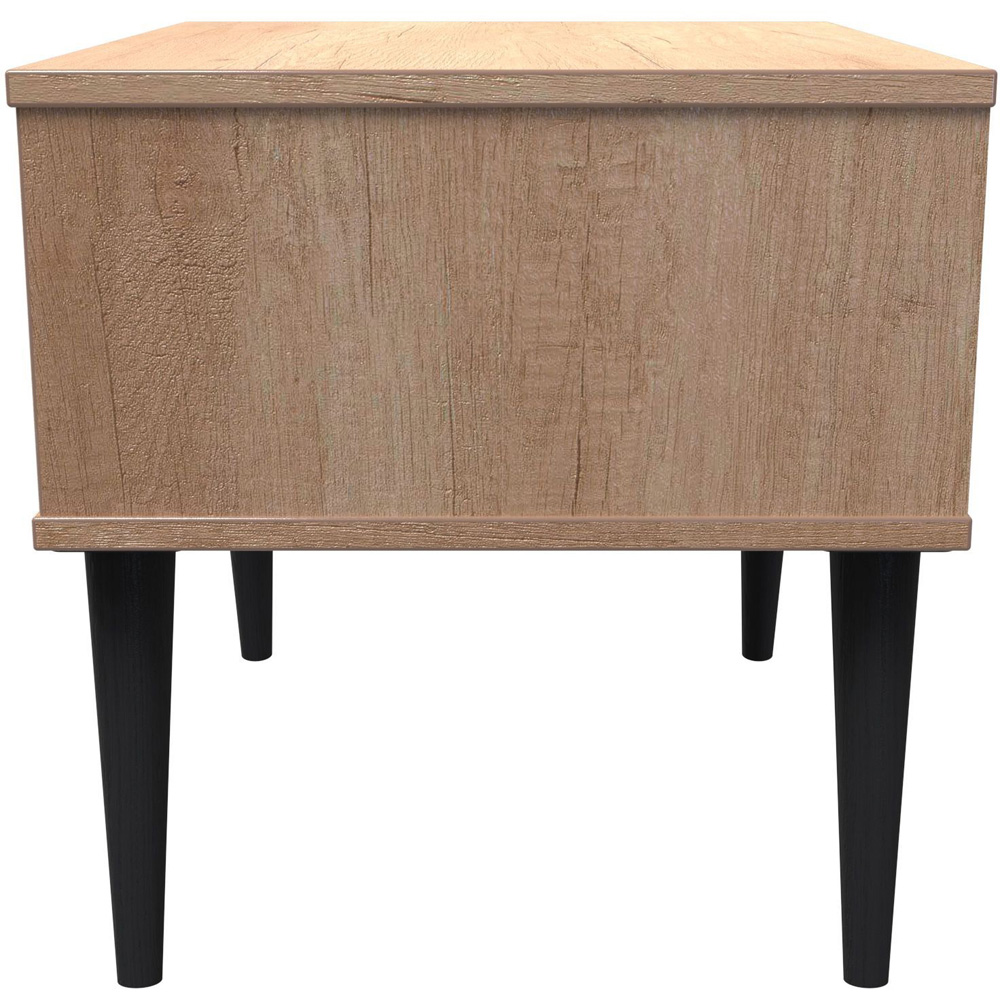 Crowndale Hong Kong Single Drawer Nebraska Oak Side Table Ready Assembled Image 4