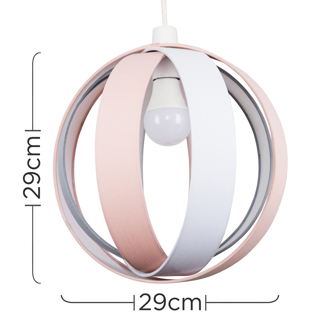 ValueLights J90 Dusky Pink Easy Fit Ceiling Light Shade Image 9