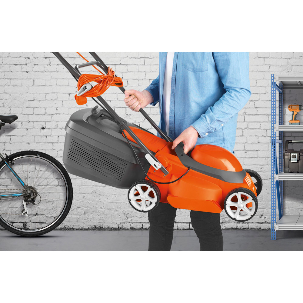 Flymo EasiStore FES300R 1200W 30cm Rotary Electric Lawn Mower Image 2