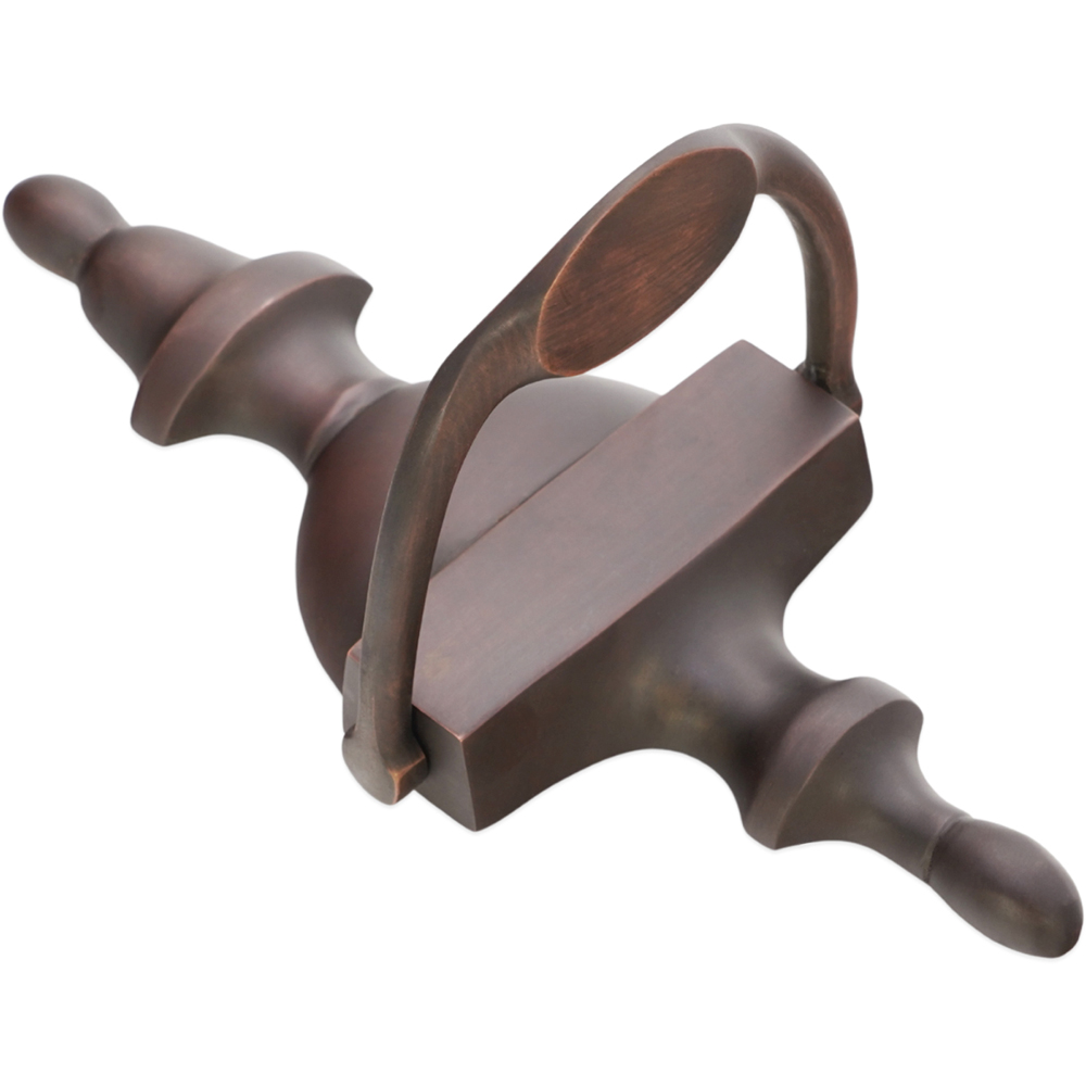 Spira Brass Aged Bronze Victorian Large Door Knocker Image 3