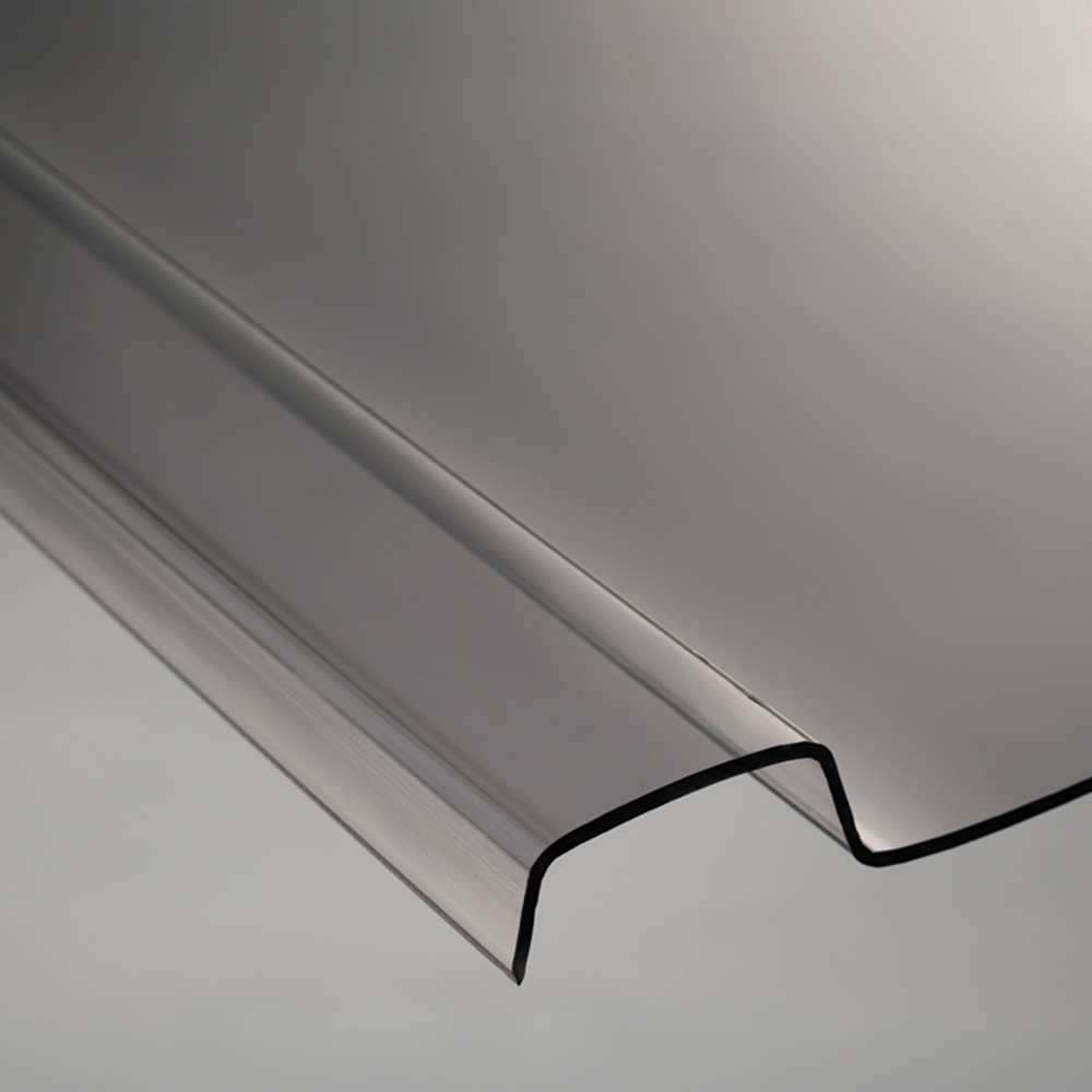 Marlon R Glaze Polycarbonate Grey Glazing Sheet Roof Panel 3mm x 2.5m Image 2