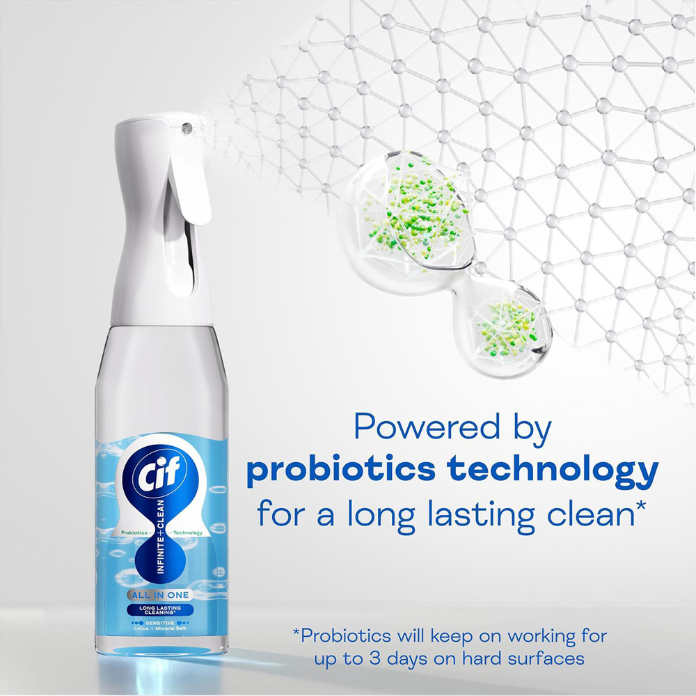 Cif Infinite Clean All in One Lotus and Mineral Salt Cleaner Reload 590ml 12 Pack Image 3