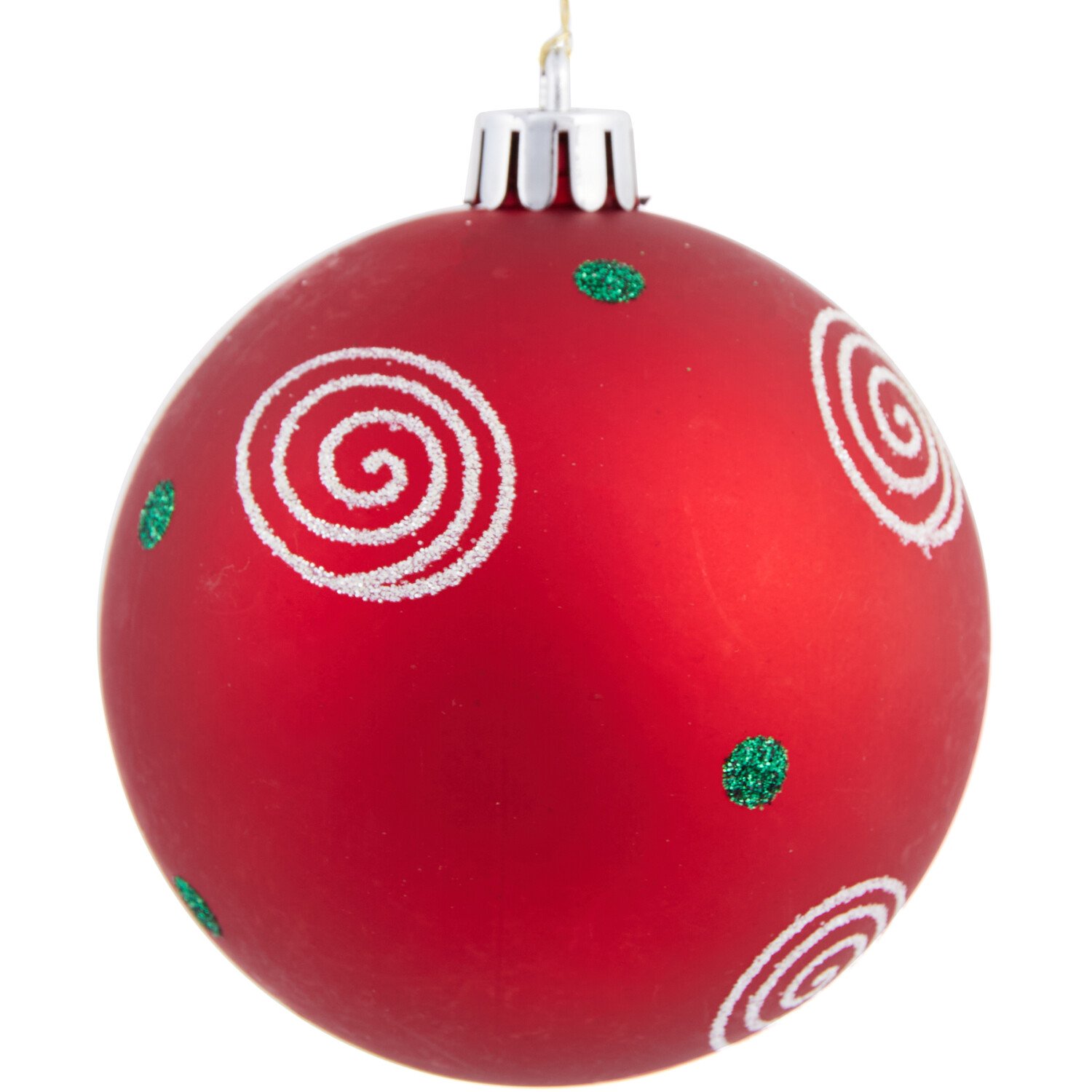 Pack of 100 Candy Cane Lane Baubles Red Image 6