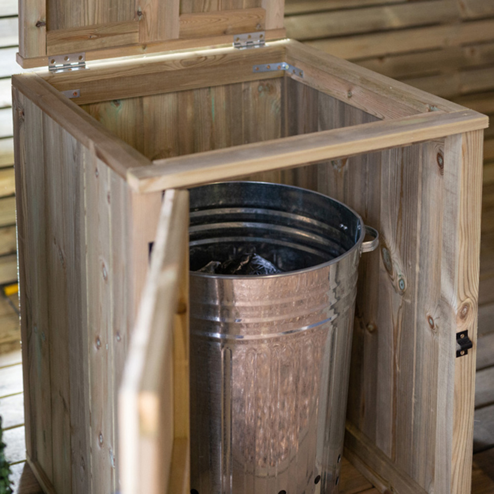 The Garden Village Paythorne Single Dustbin Storage Image 4