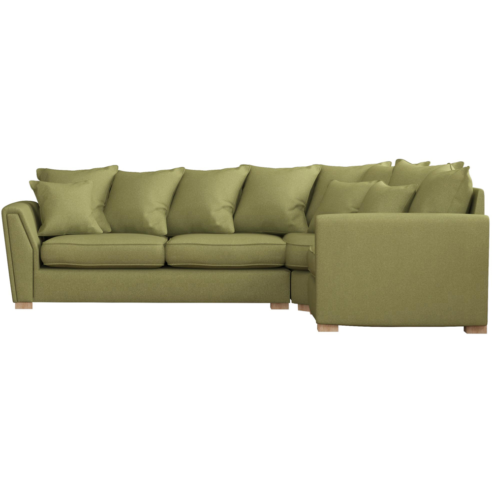 Wendleberry 3 Seater Venice Olive Scatter Back Right Hand Corner Sofa Image 3