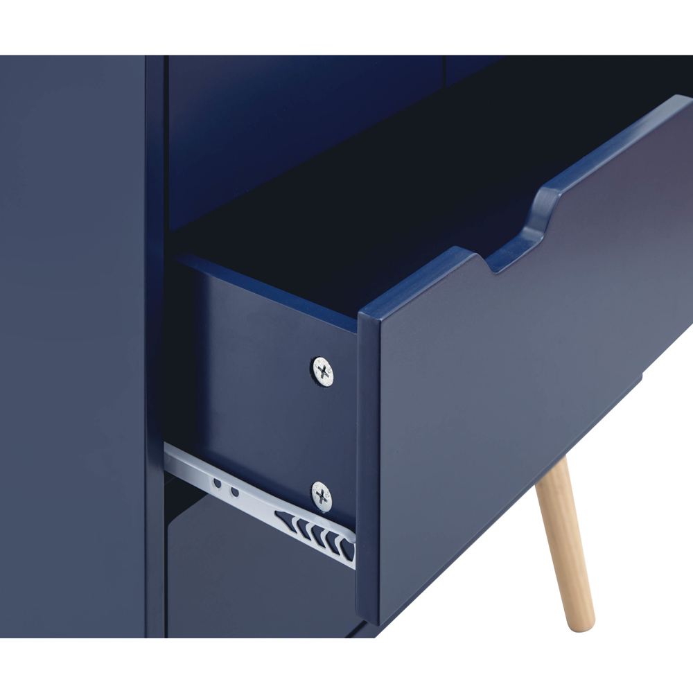 GFW Nyborg 4 Drawer Nightshadow Blue Chest of Drawers Image 6