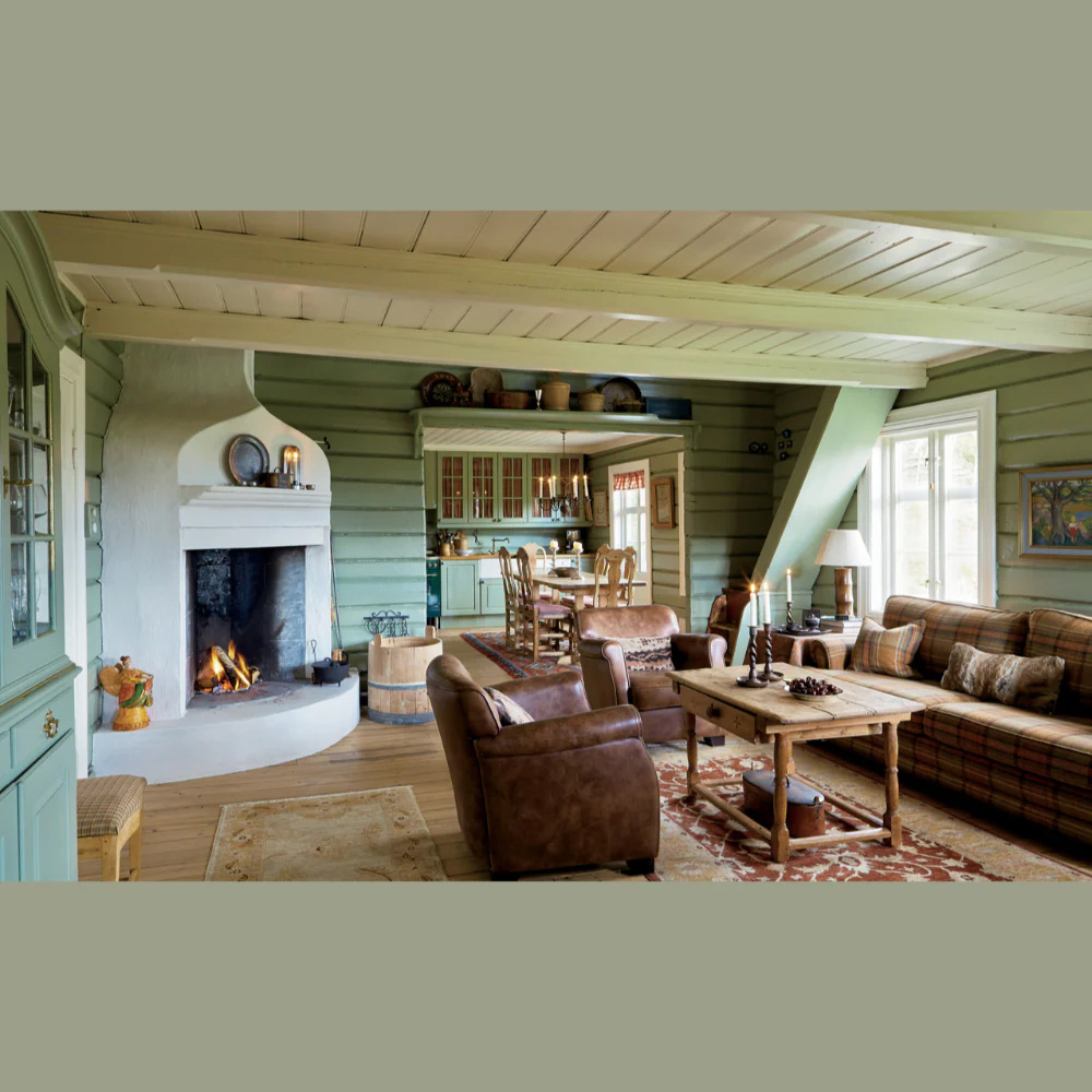 Farrow & Ball Estate Eggshell Lichen Satin Paint 5L Image 4