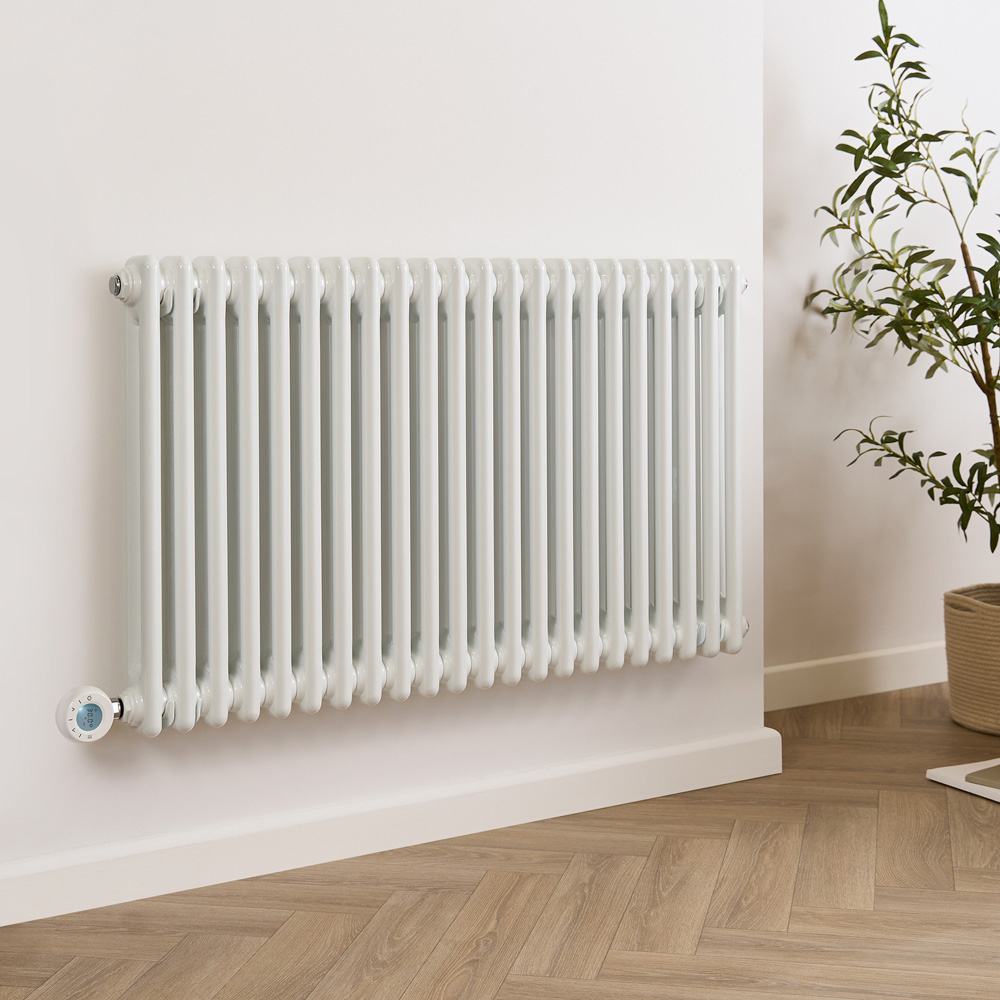 Eden Teppra 4095 BTU White Electric Column Radiator 1200W 600 x 1010mm Image 2