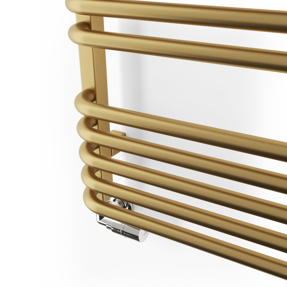 Terma Alex Brass Heated Towel Rail 1140 x 500mm Image 3