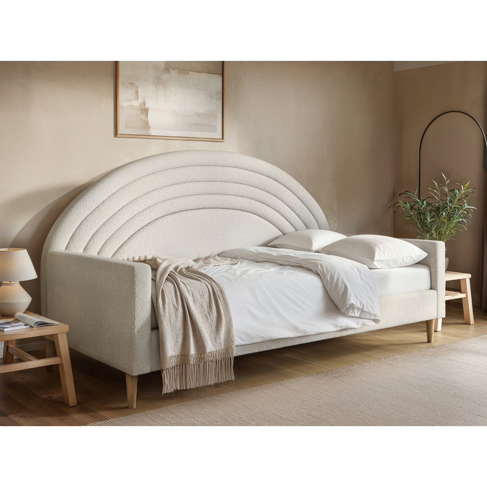 Flair Noa Beige Teddy Rainbow Day Bed Image 5