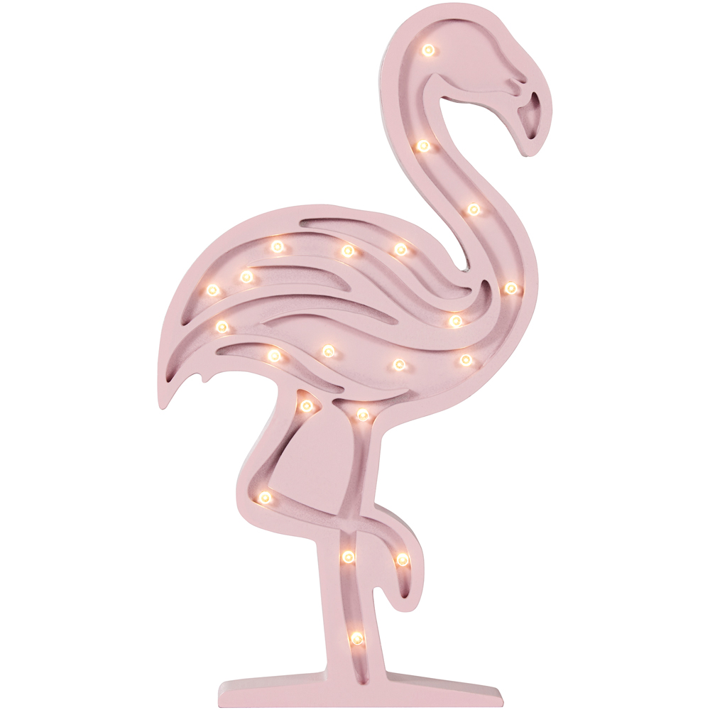 Glow Flamingo Pink LED Table Light Image 3