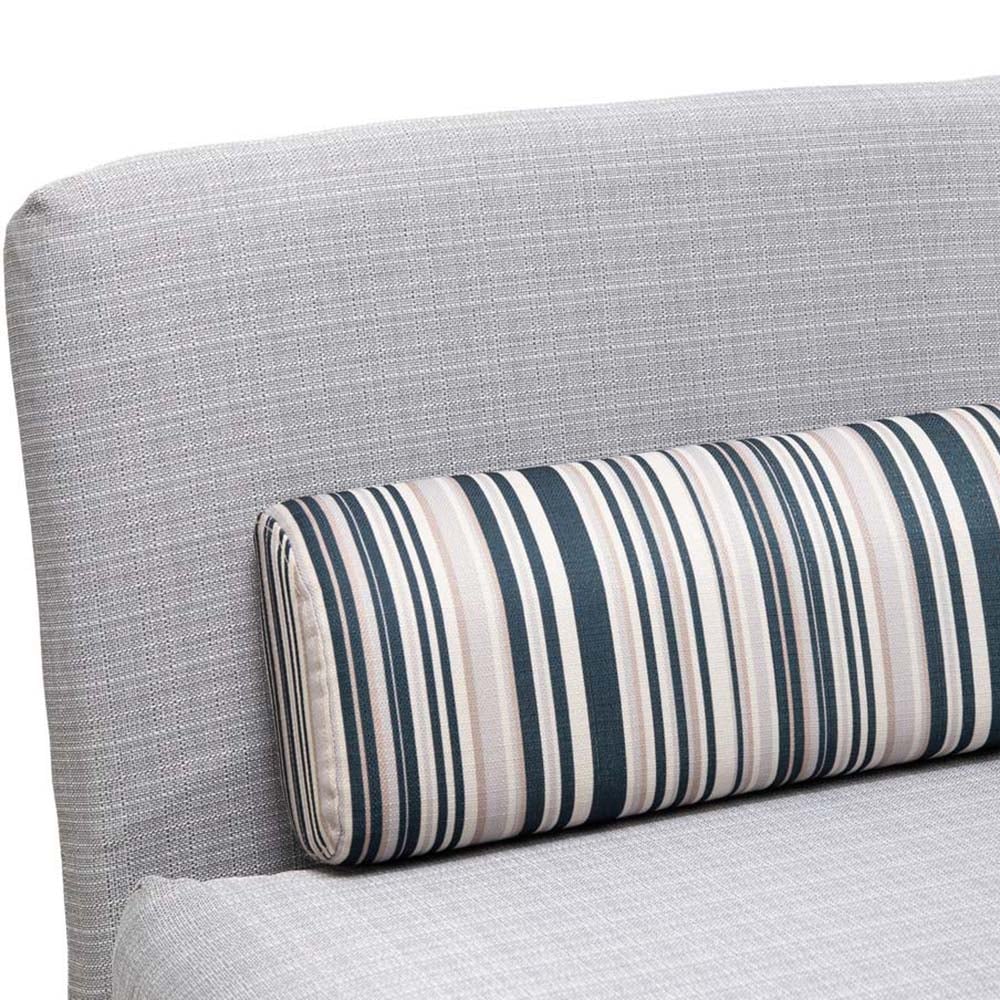 Portland Single Seater Grey Foldable Sofa Bed Image 3