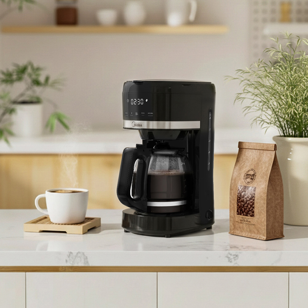 Midea AJ0808 Black 1.5L Manual Drip Coffee Machine 1080W Image 2