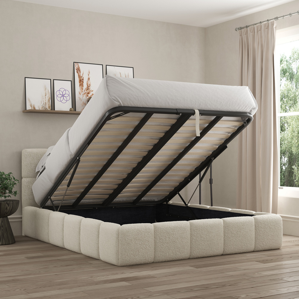 DS Living Ovella Single Pebble Cubed Ottoman Bed Image 5
