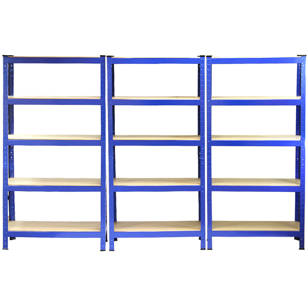Monster Racking T-Rax Heavy Duty Blue Shelving Units 75cm 10 Pack Image 4