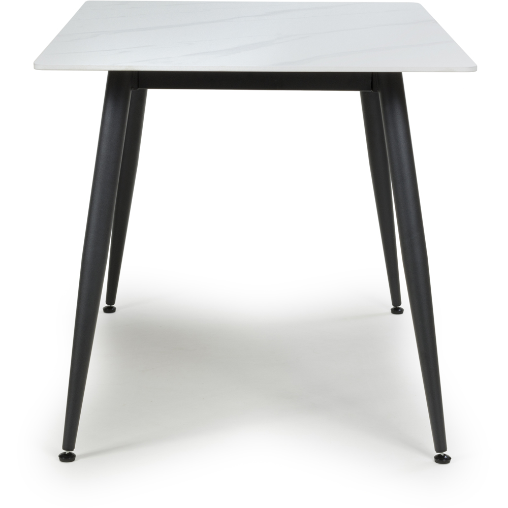 Monaco 4 Seater Dining Table White Image 3