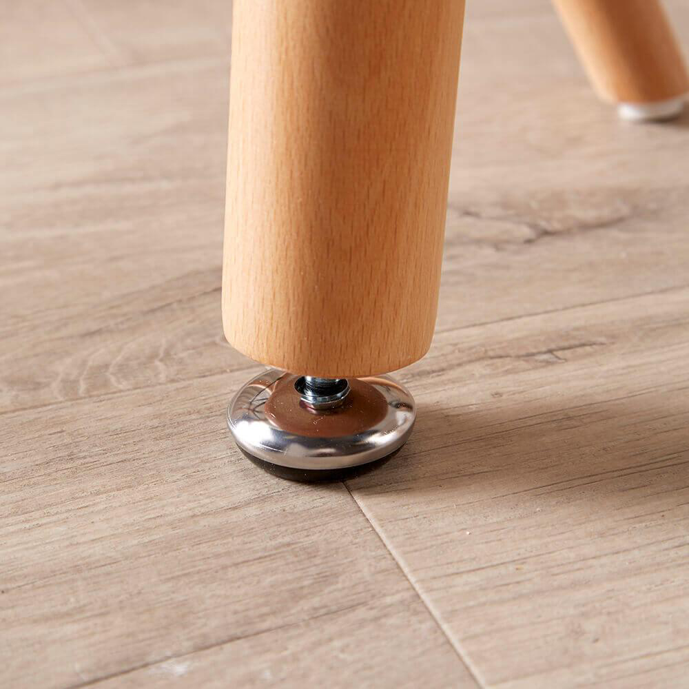 Home Source Braga 4 Seater White Dining Table with Grey Lisbon Chairs Image 3