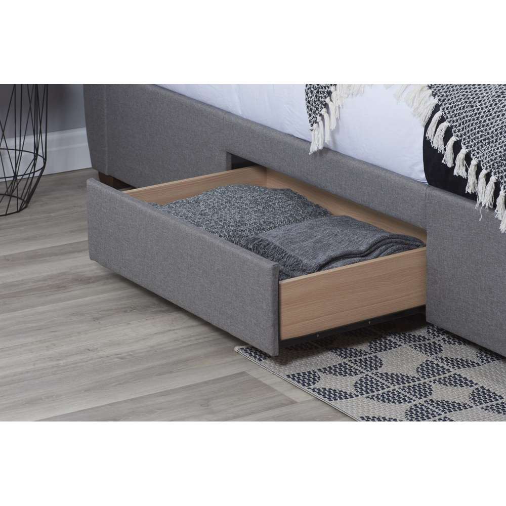 Lancaster Double Grey Bed Image 6