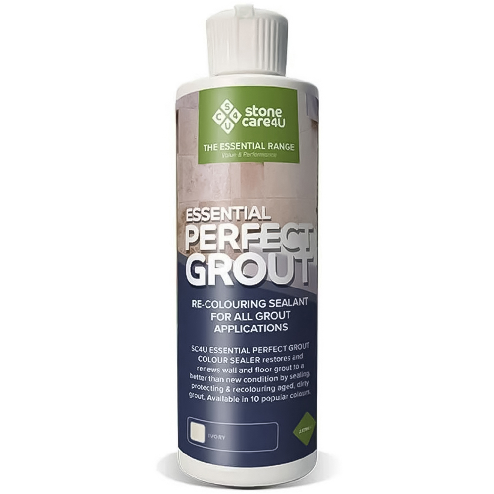 StoneCare4U Essential Ivory Perfect Grout Sealer 237ml and Primer 500ml Bundle Image 2