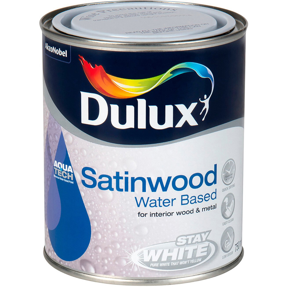 Dulux Waterbased Satinwood Primer for Interior Wood - 750ml Image