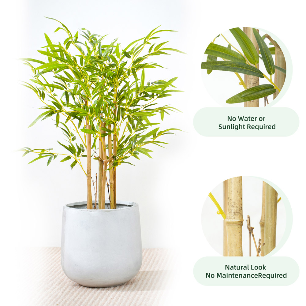 Bamboo Tree Indoor Artificial Plant 110cm Image 3