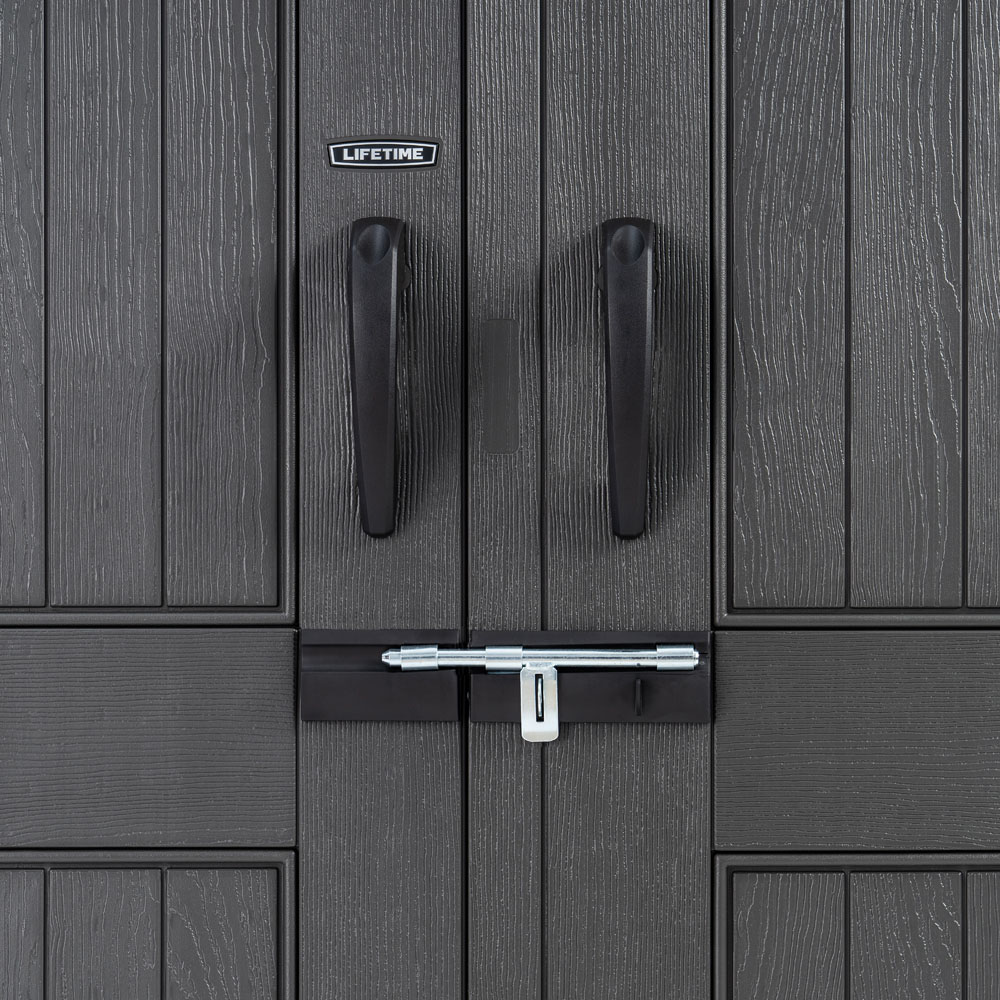 Lifetime Products 7 x 14ft Double Door Garden Storage Shed Image 4