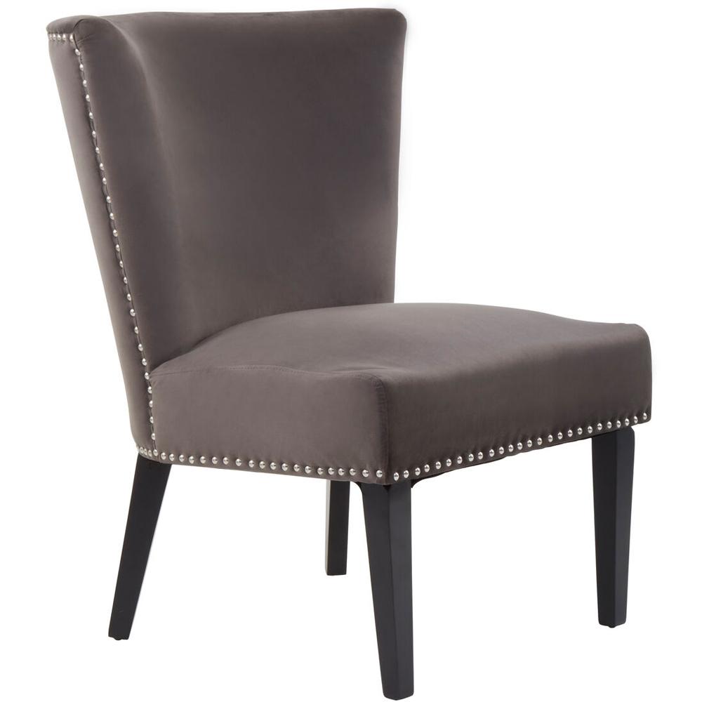 Premier Housewares Kensington Townhouse Mink Winged Dining Chair Image 2