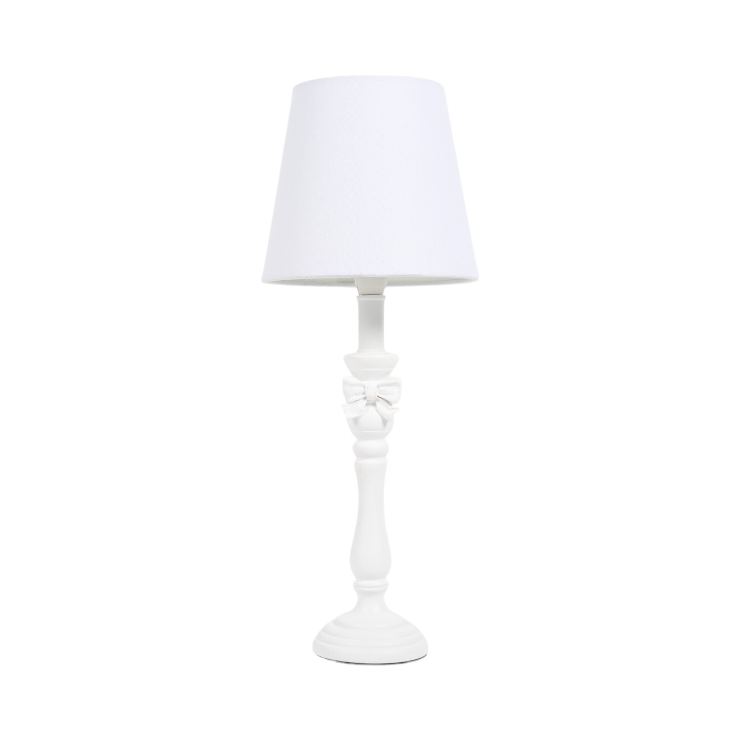 Bow Detail Table Lamp White Image 1