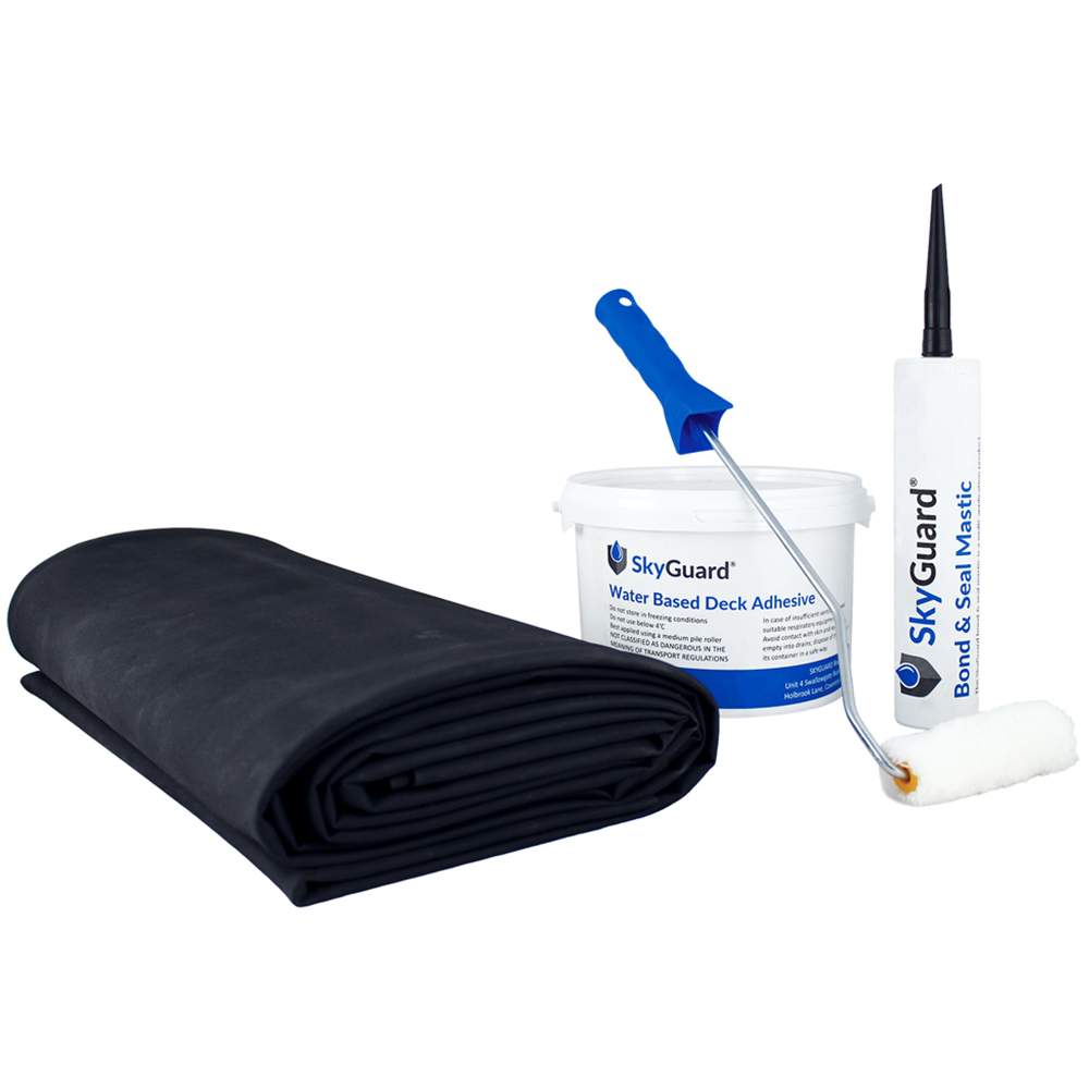 Skyguard 1.4 x 1.6m EPDM Waterproof Roof Membrane Kit Image 3