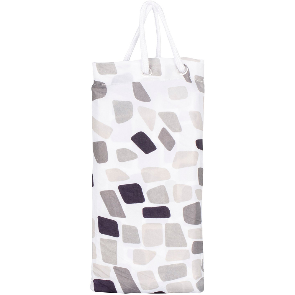 Shower Mosaic Curtain  - Black Image 2